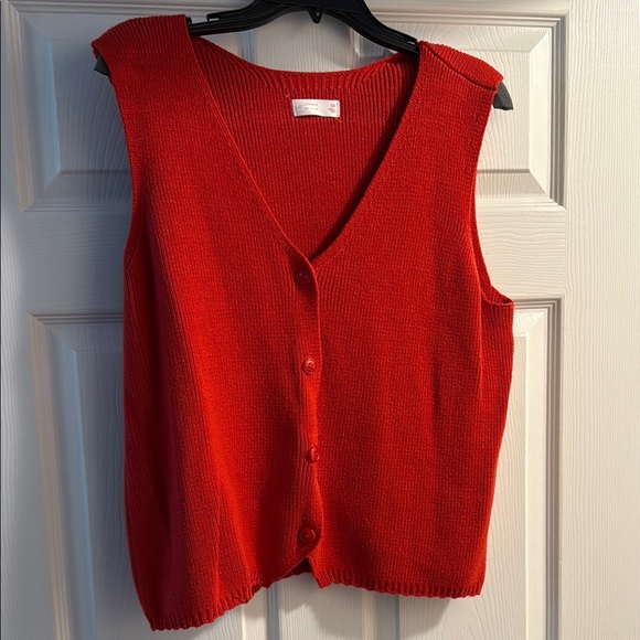 LC Lauren Conrad Sweaters - Lauren Conrad Red Sweatervest